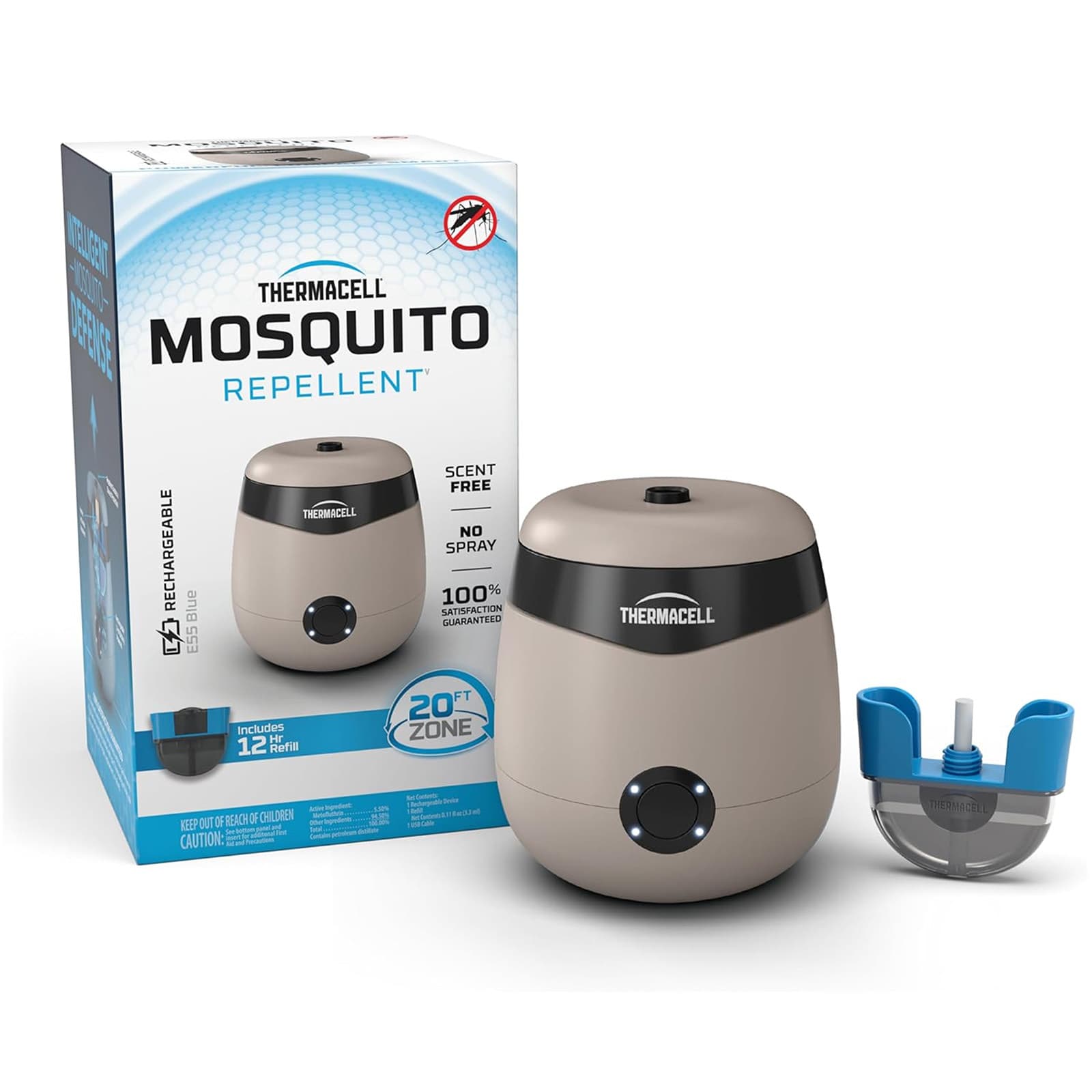 E-ZoneGuard Patio 5.5Hr Rechargeable Mosquito Repeller (E55) - Image 6